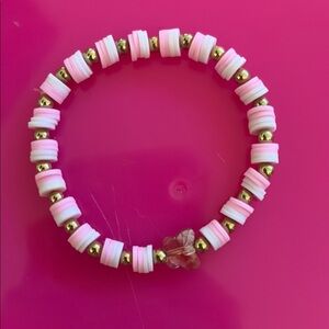 Billieblush Pink and Gold Beaded Bracelet